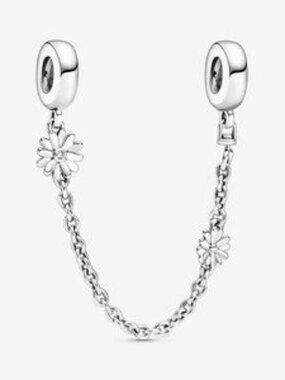 Pandora Daisy Flower Safety Chain Charm